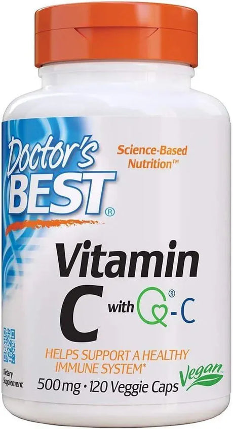 DOCTOR'S BEST - Doctor's Best Vitamin C with Q-C 500Mg. 120 Capsulas Blandas - The Red Vitamin MX - Suplementos Alimenticios - {{ shop.shopifyCountryName }}