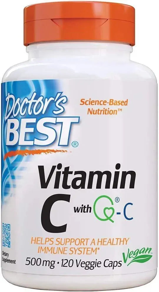 DOCTOR'S BEST - Doctor's Best Vitamin C with Q-C 500Mg. 120 Capsulas Blandas - The Red Vitamin MX - Suplementos Alimenticios - {{ shop.shopifyCountryName }}