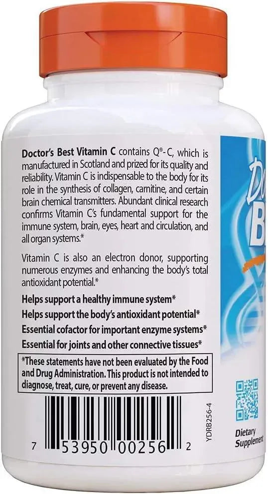 DOCTOR'S BEST - Doctor's Best Vitamin C with Q-C 500Mg. 120 Capsulas Blandas - The Red Vitamin MX - Suplementos Alimenticios - {{ shop.shopifyCountryName }}