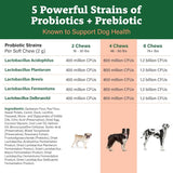 DOGGIE DAILIES - Doggie Dailies Probiotics for Dogs Duck 225 Masticables - The Red Vitamin MX - Probióticos Para Perros - {{ shop.shopifyCountryName }}