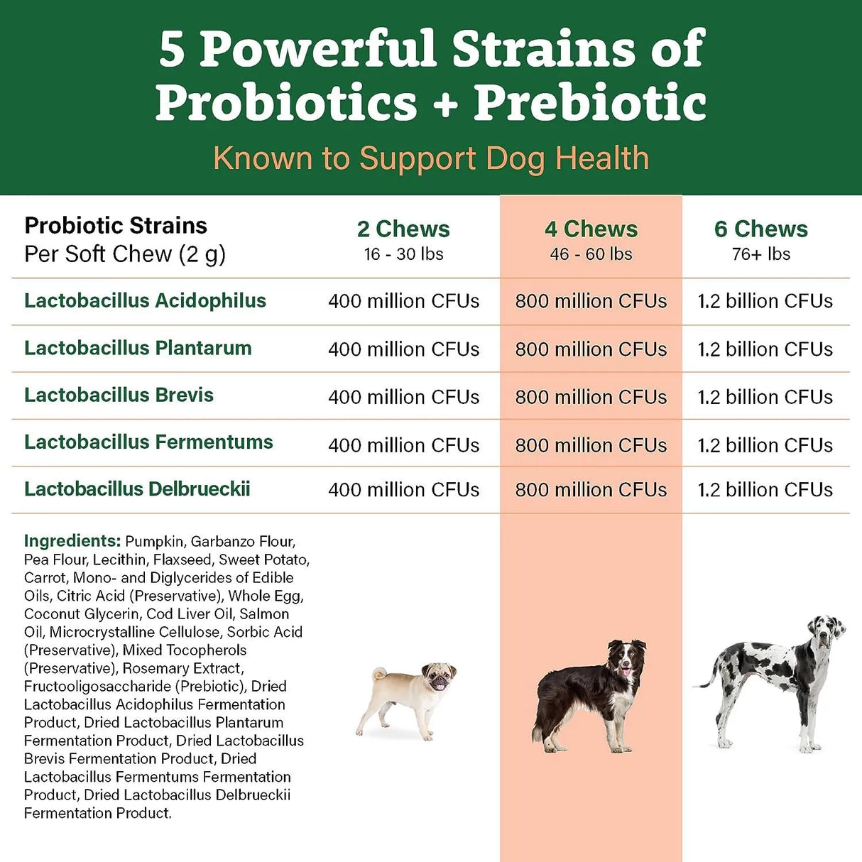 DOGGIE DAILIES - Doggie Dailies Probiotics for Dogs Pumpkin 225 Masticables - The Red Vitamin MX - Probióticos Para Perros - {{ shop.shopifyCountryName }}