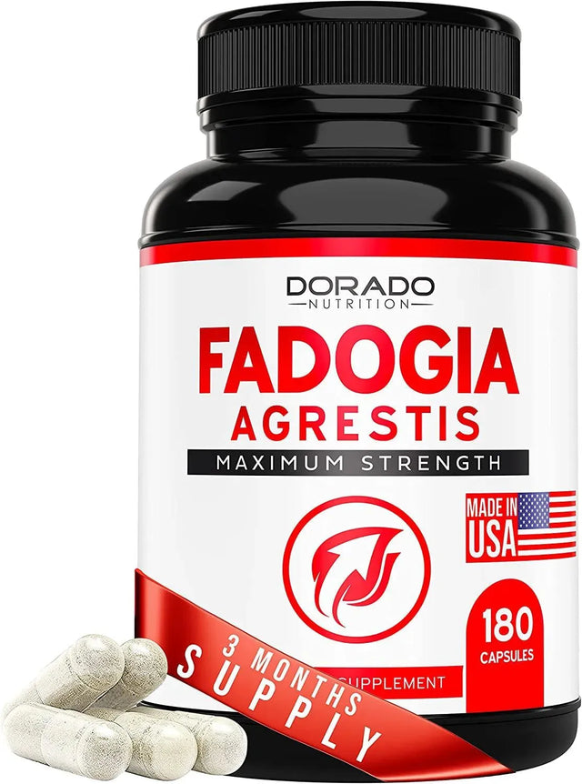 DORADO NUTRITION - Dorado Nutrition Fadogia Agrestis 600Mg. Maximum Strength 180 Capsulas - The Red Vitamin MX - Suplementos Alimenticios - {{ shop.shopifyCountryName }}