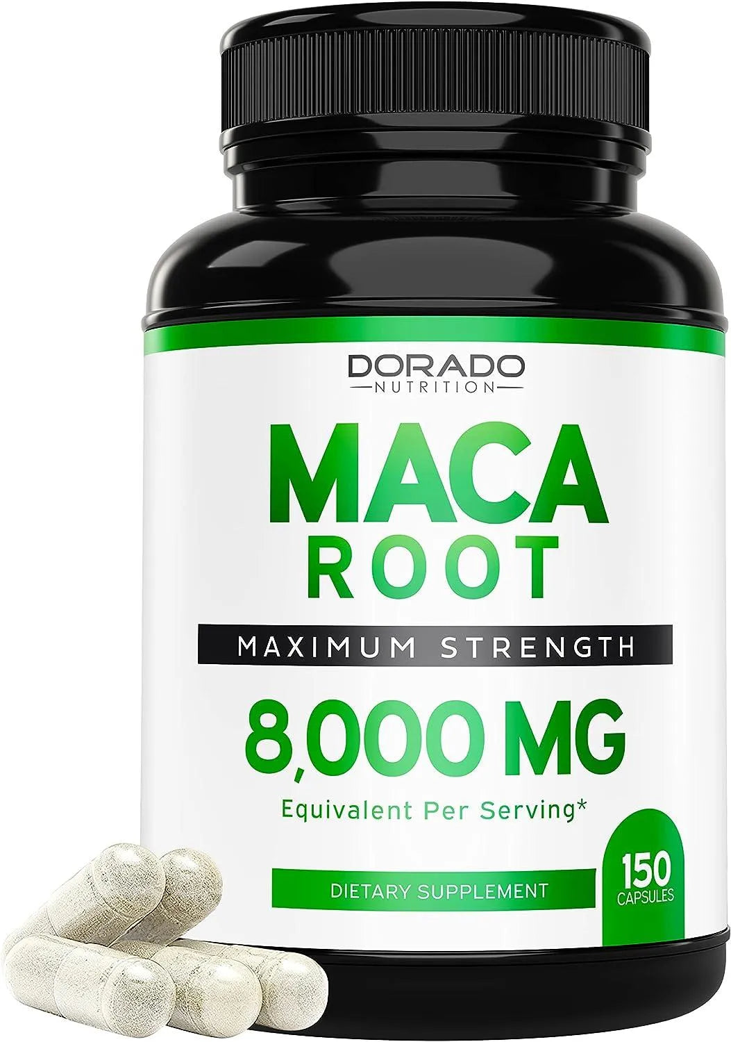 DORADO NUTRITION - Dorado Nutrition Maca Root 8000Mg. 150 Capsulas - The Red Vitamin MX - Suplementos Alimenticios - {{ shop.shopifyCountryName }}