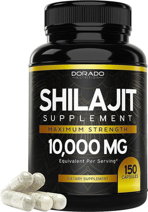 DORADO NUTRITION - Dorado Nutrition Shilajit 10,000Mg. 150 Capsulas - The Red Vitamin MX - Suplementos Alimenticios - {{ shop.shopifyCountryName }}