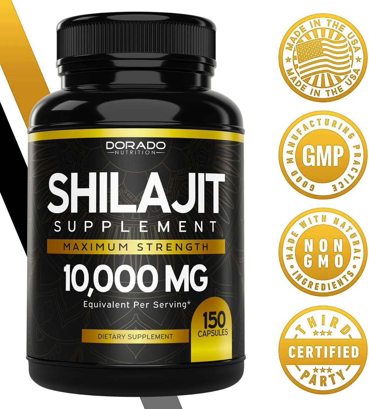 DORADO NUTRITION - Dorado Nutrition Shilajit 10,000Mg. 150 Capsulas - The Red Vitamin MX - Suplementos Alimenticios - {{ shop.shopifyCountryName }}