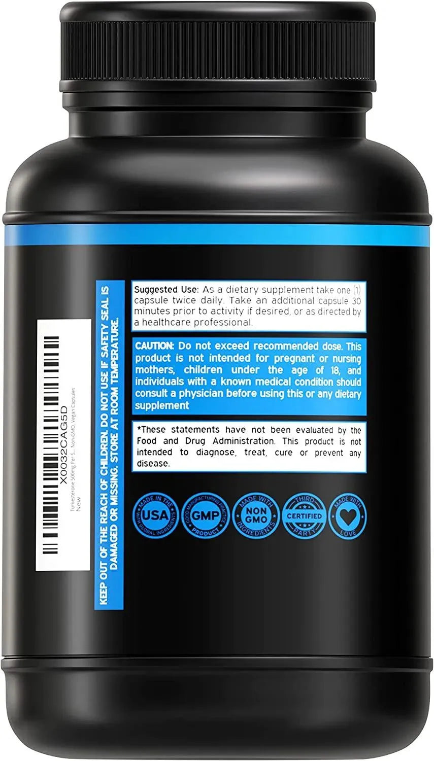 DORADO NUTRITION - Dorado Nutrition Turkesterone Supplement 500Mg. 120 Capsulas - The Red Vitamin MX - Suplementos Alimenticios - {{ shop.shopifyCountryName }}