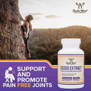 DOUBLE WOOD SUPPLEMENTS - Cissus Quadrangularis Super Extract 1000Mg. 150 Capsulas - The Red Vitamin MX - Suplementos Alimenticios - {{ shop.shopifyCountryName }}