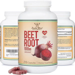 DOUBLE WOOD SUPPLEMENTS - Double Wood Supplements Beet Root Powder Capsules 210 Capsulas - The Red Vitamin MX - Suplementos Alimenticios - {{ shop.shopifyCountryName }}