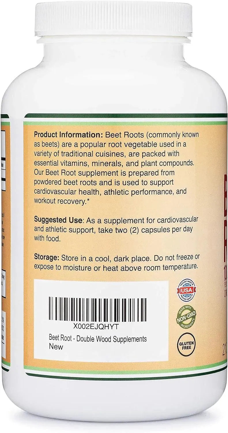DOUBLE WOOD SUPPLEMENTS - Double Wood Supplements Beet Root Powder Capsules 210 Capsulas - The Red Vitamin MX - Suplementos Alimenticios - {{ shop.shopifyCountryName }}