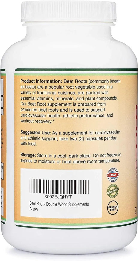 DOUBLE WOOD SUPPLEMENTS - Double Wood Supplements Beet Root Powder Capsules 210 Capsulas - The Red Vitamin MX - Suplementos Alimenticios - {{ shop.shopifyCountryName }}