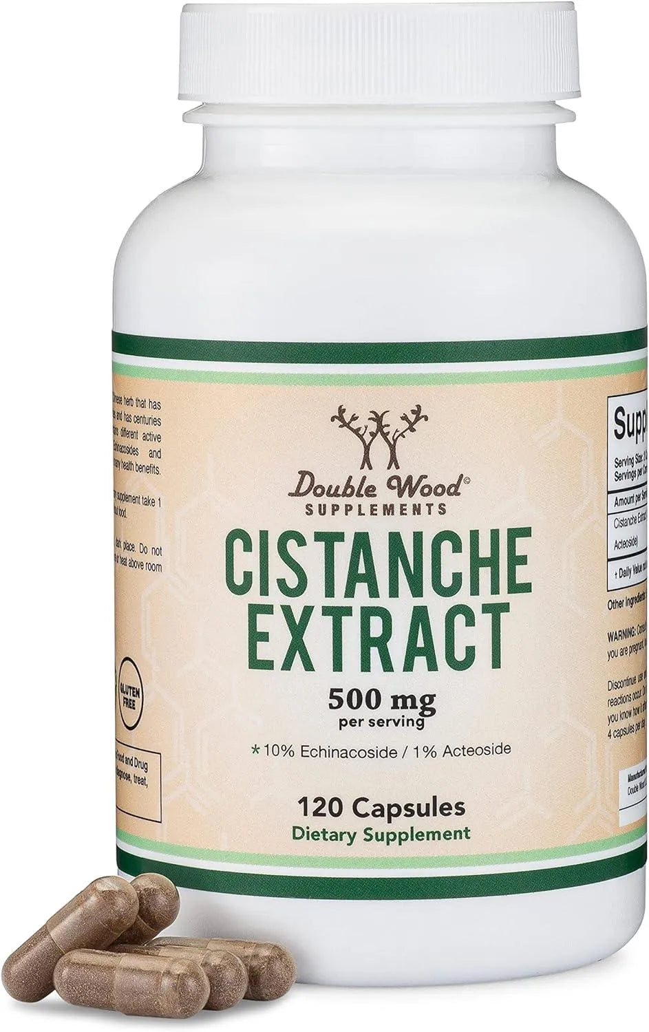 DOUBLE WOOD SUPPLEMENTS - Double Wood Supplements Cistanche Tubulosa Extract 500Mg. 120 Capsulas - The Red Vitamin MX - Suplementos Alimenticios - {{ shop.shopifyCountryName }}