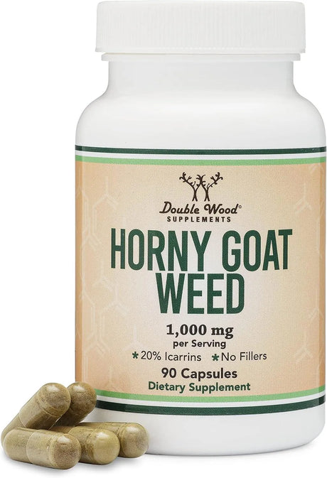 DOUBLE WOOD SUPPLEMENTS - Double Wood Supplements Horny Goat Weed 90 Capsulas - The Red Vitamin MX - Suplementos Alimenticios - {{ shop.shopifyCountryName }}