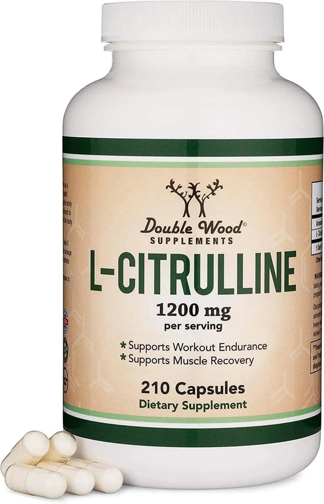 DOUBLE WOOD SUPPLEMENTS - Double Wood Supplements L Citrulline 1200Mg. 210 Capsulas - The Red Vitamin MX - Suplementos Alimenticios - {{ shop.shopifyCountryName }}