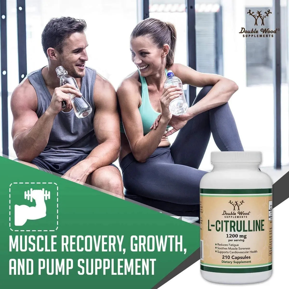 DOUBLE WOOD SUPPLEMENTS - Double Wood Supplements L Citrulline 1200Mg. 210 Capsulas - The Red Vitamin MX - Suplementos Alimenticios - {{ shop.shopifyCountryName }}