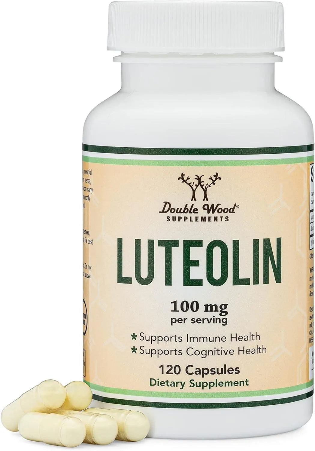 DOUBLE WOOD SUPPLEMENTS - Double Wood Supplements Luteolin 100Mg. 120 Capsulas - The Red Vitamin MX - Suplementos Alimenticios - {{ shop.shopifyCountryName }}