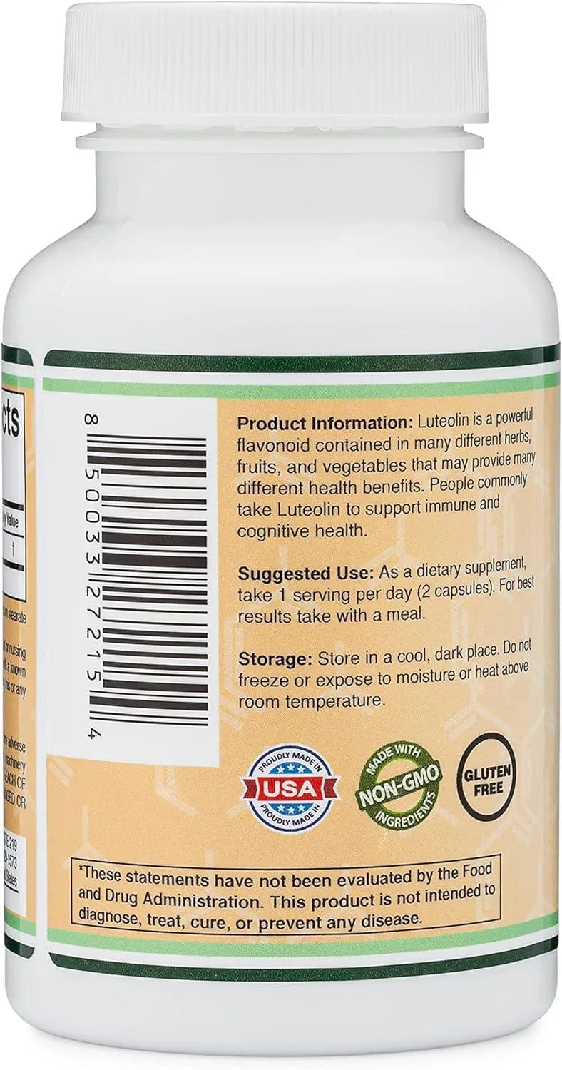 DOUBLE WOOD SUPPLEMENTS - Double Wood Supplements Luteolin 100Mg. 120 Capsulas - The Red Vitamin MX - Suplementos Alimenticios - {{ shop.shopifyCountryName }}