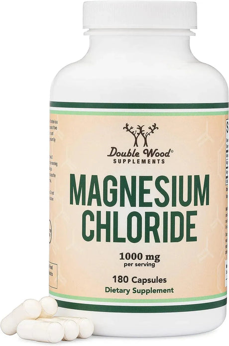 DOUBLE WOOD SUPPLEMENTS - Double Wood Supplements Magnesium Chloride 1000Mg. 180 Capsulas - The Red Vitamin MX - Suplementos Alimenticios - {{ shop.shopifyCountryName }}