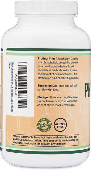 DOUBLE WOOD SUPPLEMENTS - Double Wood Supplements Phosphatidylcholine 1,200Mg. 210 Capsulas Blandas - The Red Vitamin MX - Suplementos Alimenticios - {{ shop.shopifyCountryName }}