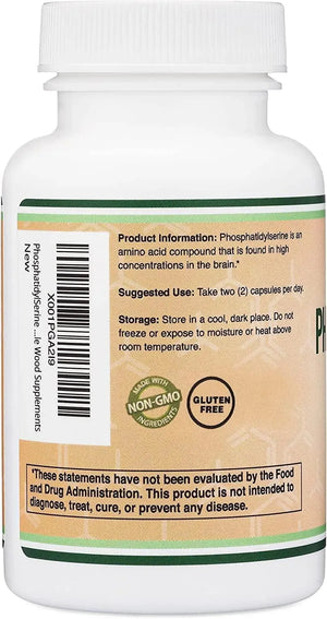 DOUBLE WOOD SUPPLEMENTS - Double Wood Supplements PhosphatidylSerine 300Mg. 120 Capsulas - The Red Vitamin MX - Suplementos Alimenticios - {{ shop.shopifyCountryName }}