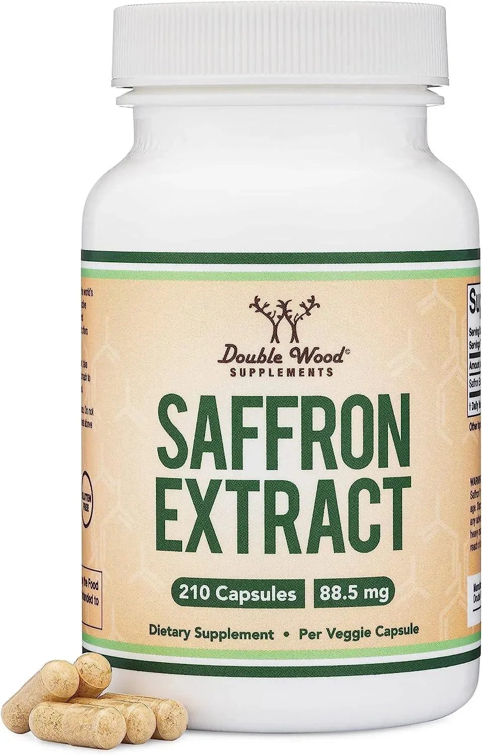 DOUBLE WOOD SUPPLEMENTS - Double Wood Supplements Saffron 88.5Mg. 210 Capsulas - The Red Vitamin MX - Suplementos Alimenticios - {{ shop.shopifyCountryName }}