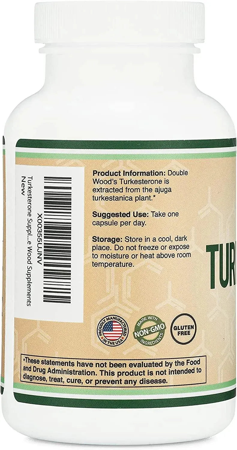 DOUBLE WOOD SUPPLEMENTS - Double Wood Supplements Turkesterone 500 Mg. 120 Capsulas - The Red Vitamin MX - Suplementos Alimenticios - {{ shop.shopifyCountryName }}