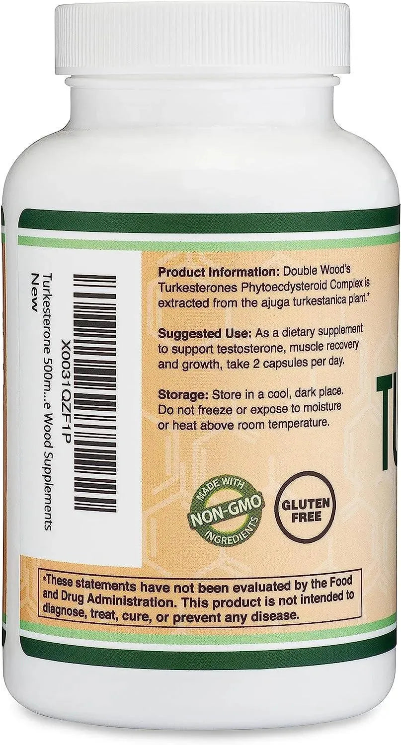 DOUBLE WOOD SUPPLEMENTS - Double Wood Supplements Turkesterone 500Mg. 120 Capsulas - The Red Vitamin MX - Suplementos Alimenticios - {{ shop.shopifyCountryName }}