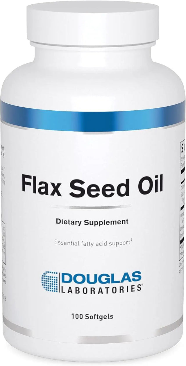 DOUGLAS LABORATORIES - Douglas Laboratories Flax Seed Oil 100 Capsulas Blandas - The Red Vitamin MX - Suplementos Alimenticios - {{ shop.shopifyCountryName }}