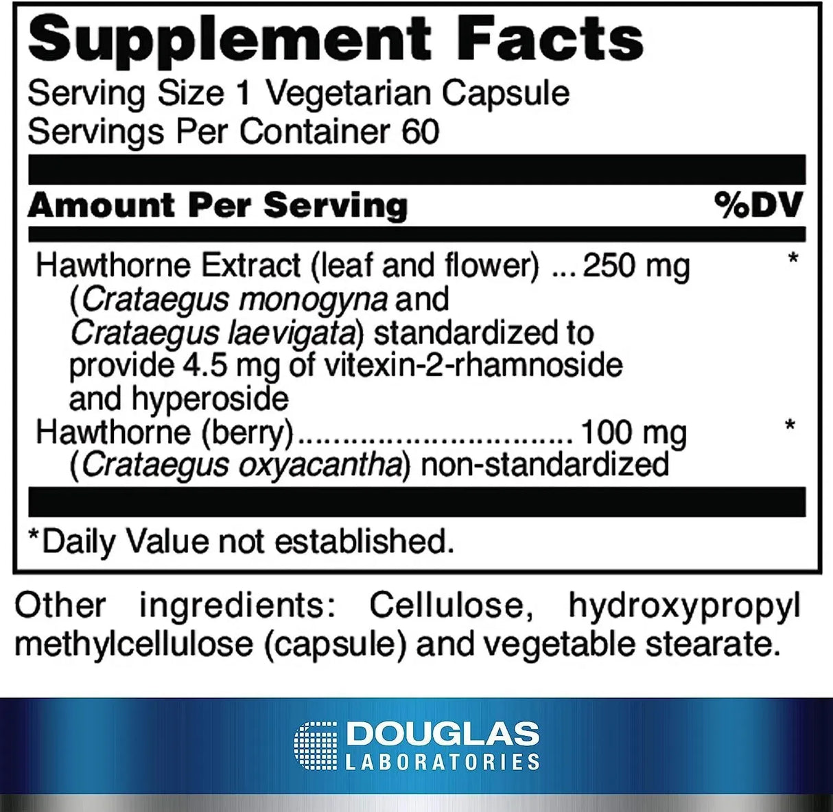 DOUGLAS LABORATORIES - Douglas Laboratories Hawthorne Max-V 60 Capsulas - The Red Vitamin MX - Suplementos Alimenticios - {{ shop.shopifyCountryName }}