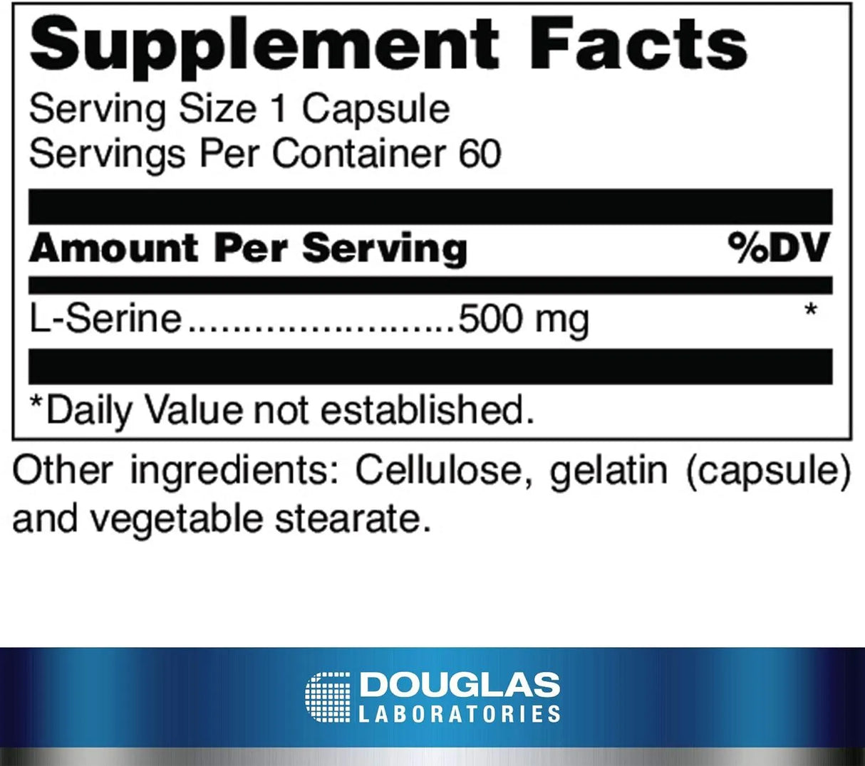 DOUGLAS LABORATORIES - Douglas Laboratories L-Serine 60 Capsulas - The Red Vitamin MX - Suplementos Alimenticios - {{ shop.shopifyCountryName }}