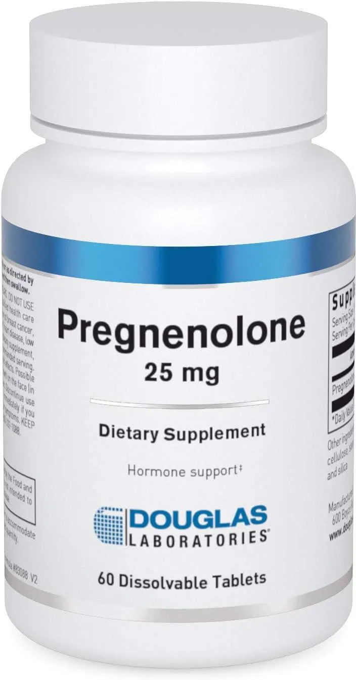 DOUGLAS LABORATORIES - Douglas Laboratories Pregnenolone 25Mg. 60 Tabletas - The Red Vitamin MX - Suplementos Alimenticios - {{ shop.shopifyCountryName }}