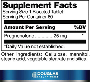 DOUGLAS LABORATORIES - Douglas Laboratories Pregnenolone 25Mg. 60 Tabletas - The Red Vitamin MX - Suplementos Alimenticios - {{ shop.shopifyCountryName }}