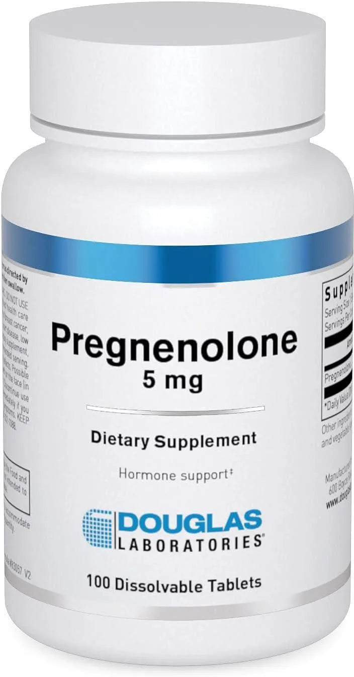 DOUGLAS LABORATORIES - Douglas Laboratories Pregnenolone 5Mg. 100 Tabletas - The Red Vitamin MX - Suplementos Alimenticios - {{ shop.shopifyCountryName }}