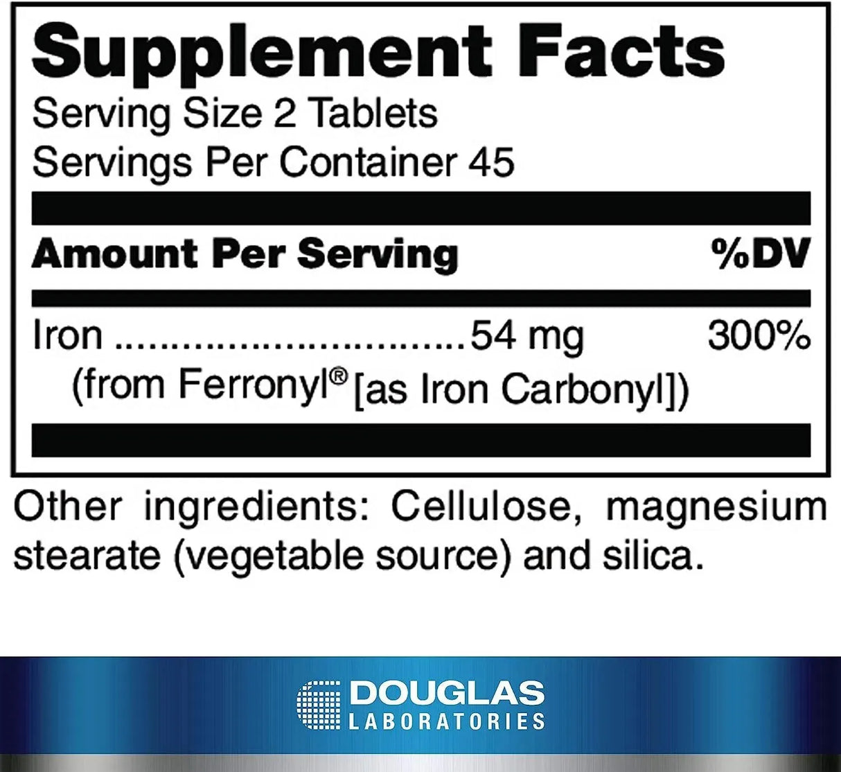 DOUGLAS LABORATORIES - Douglas Laboratories Timed Released Iron 90 Tabletas - The Red Vitamin MX - Suplementos Alimenticios - {{ shop.shopifyCountryName }}