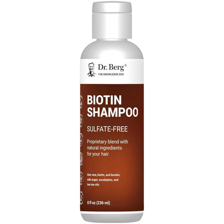 DR. BERG - Dr. Berg Biotin Shampoo for Women & Men 236Ml. - The Red Vitamin MX - Shampoo Para Cabello - {{ shop.shopifyCountryName }}