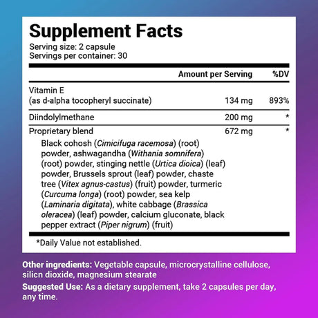 DR. BERG - Dr. Berg DIM Supplement Estrogen Balance 60 Capsulas - The Red Vitamin MX - Suplementos Alimenticios - {{ shop.shopifyCountryName }}