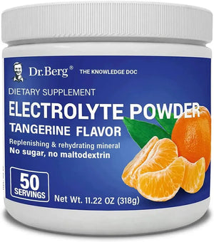 DR. BERG - Dr. Berg's Original Keto Electrolytes Powder Tangerine 50 Servicios - The Red Vitamin MX - Suplementos Alimenticios - {{ shop.shopifyCountryName }}