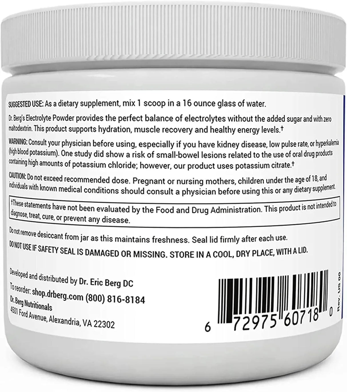 DR. BERG - Dr. Berg's Original Keto Electrolytes Powder Tangerine 50 Servicios - The Red Vitamin MX - Suplementos Alimenticios - {{ shop.shopifyCountryName }}