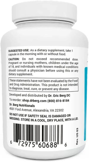 DR. BERG - Dr. Berg's Sea Kelp Enhanced Iodine 90 Capsulas - The Red Vitamin MX - Suplementos Alimenticios - {{ shop.shopifyCountryName }}