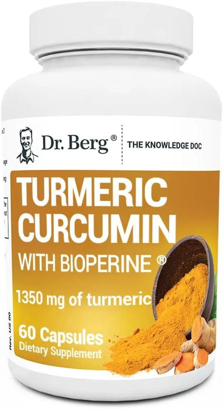 DR. BERG - Dr. Berg Turmeric Curcumin with Bioperine 60 Capsulas - The Red Vitamin MX - Suplementos Alimenticios - {{ shop.shopifyCountryName }}