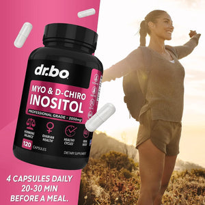 DR. BO - DR. BO Myo-Inositol & D-Chiro Inositol 120 Capsulas - The Red Vitamin MX - Suplementos Alimenticios - {{ shop.shopifyCountryName }}