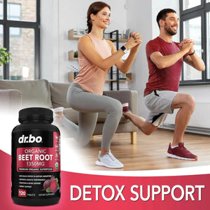 DR. BO - DR. BO Organic Beet Root Capsules 1350Mg. 120 Tabletas - The Red Vitamin MX - Suplementos Alimenticios - {{ shop.shopifyCountryName }}