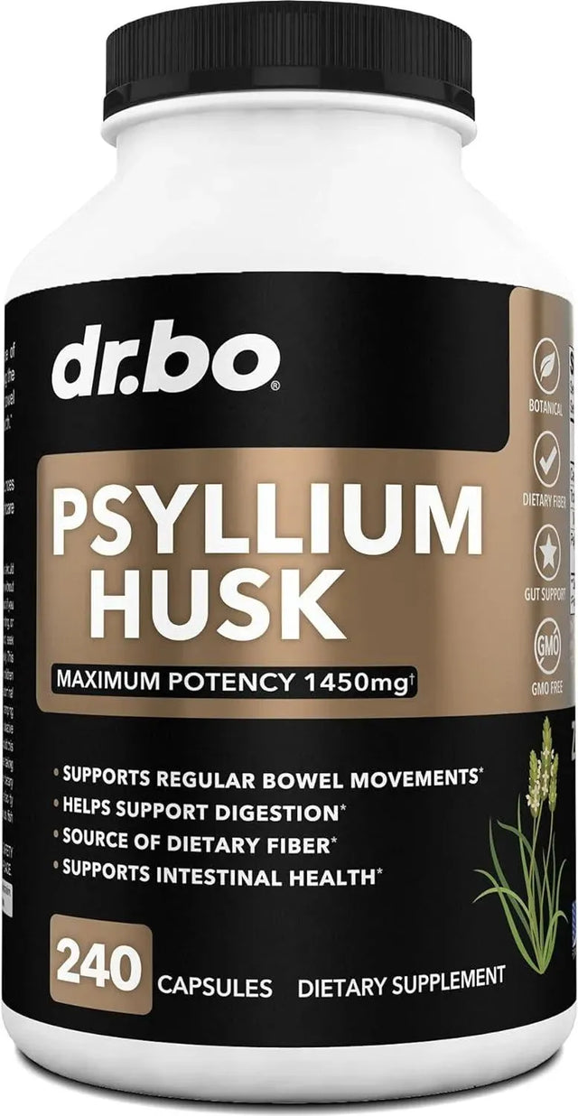 DR. BO - dr. bo Psyllium Husk 240 Capsulas - The Red Vitamin MX - Suplementos Alimenticios - {{ shop.shopifyCountryName }}