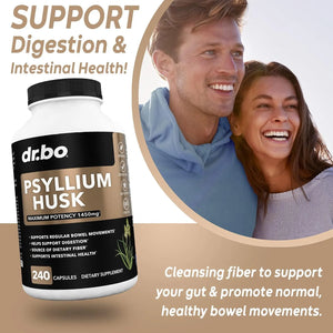 DR. BO - dr. bo Psyllium Husk 240 Capsulas - The Red Vitamin MX - Suplementos Alimenticios - {{ shop.shopifyCountryName }}