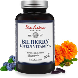 DR BRIAN - Dr. Brian Eye Vitamins Bilberry Extract with Lutein 60 Capsulas - The Red Vitamin MX - Suplementos Alimenticios - {{ shop.shopifyCountryName }}