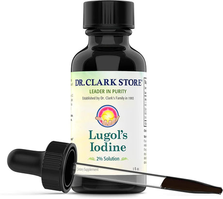 DR CLARK - Dr. Clark Lugol’s Iodine 2% Solution 1 Fl. Oz. - The Red Vitamin MX - Suplementos Alimenticios - {{ shop.shopifyCountryName }}