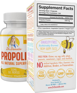 DR. DANIELLE - Dr. Danielle Bee Propolis 500Mg. 120 Capsulas - The Red Vitamin MX - Suplementos Alimenticios - {{ shop.shopifyCountryName }}