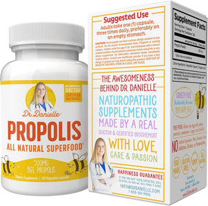 DR. DANIELLE - Dr. Danielle Bee Propolis 500Mg. 120 Capsulas - The Red Vitamin MX - Suplementos Alimenticios - {{ shop.shopifyCountryName }}