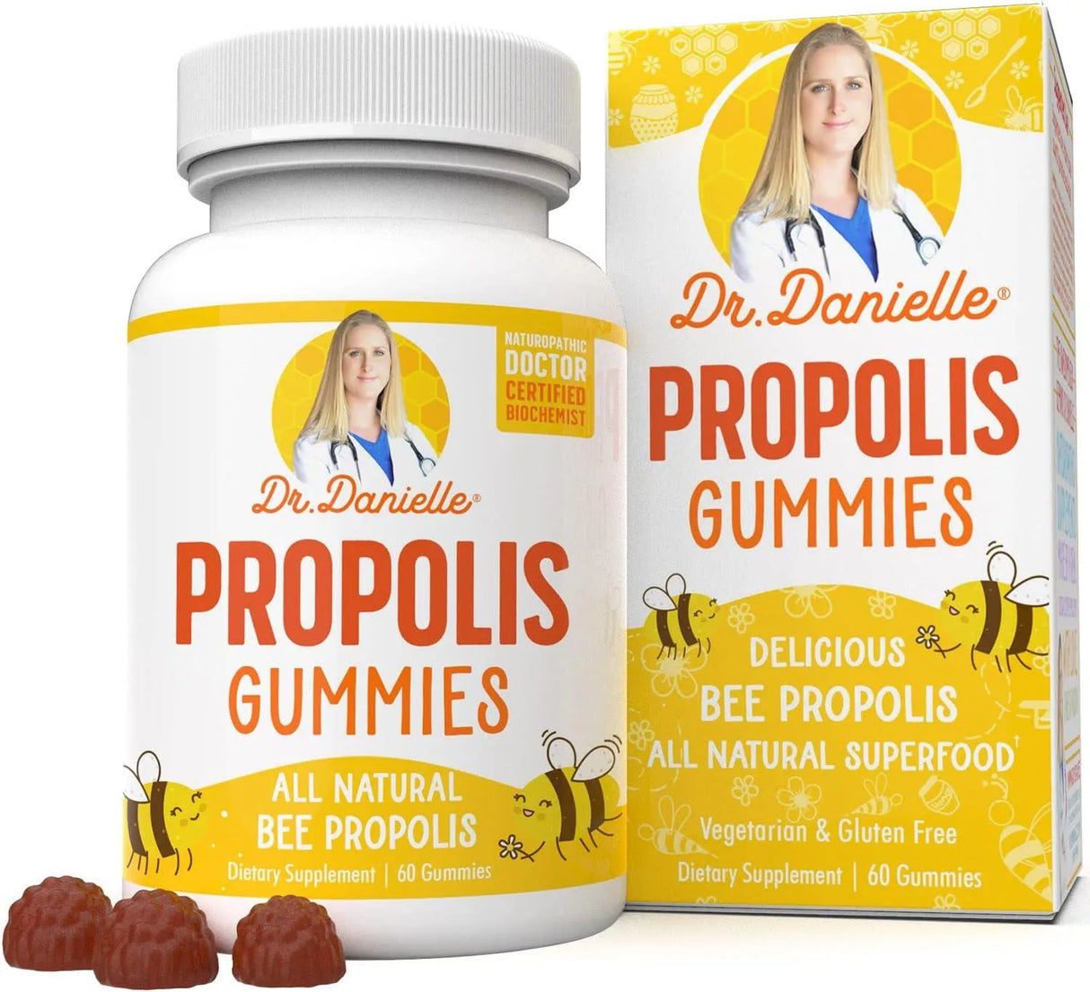 DR. DANIELLE - Dr. Danielle Propolis Gummies 500Mg. 60 Gomitas - The Red Vitamin MX - Suplementos Alimenticios - {{ shop.shopifyCountryName }}