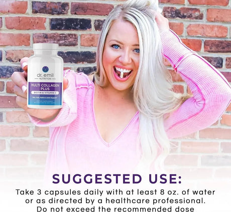 DR EMIL NUTRITION - DR EMIL NUTRITION Multi Collagen Peptides Plus Biotin and Vitamin D 90 Capsulas - The Red Vitamin MX - Suplementos Alimenticios - {{ shop.shopifyCountryName }}