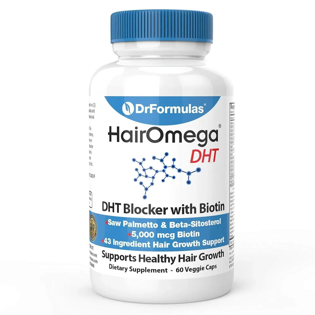 DR FORMULAS - DrFormulas HairOmega DHT Blocker Biotin 5000mcg Vitamins for Hair 60 Capsulas - The Red Vitamin MX - Suplementos Alimenticios - {{ shop.shopifyCountryName }}